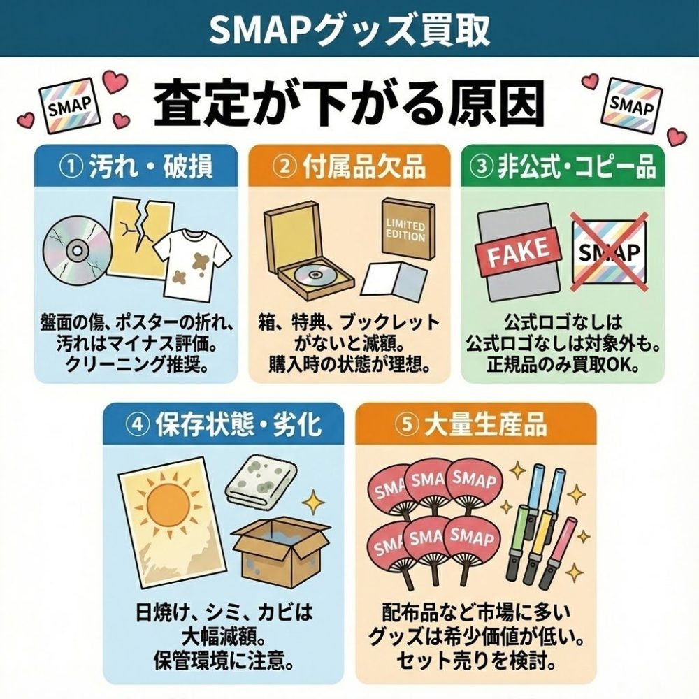SMAPグッズ買取おすすめ業者9選｜高く売るコツも徹底解説 | 買取